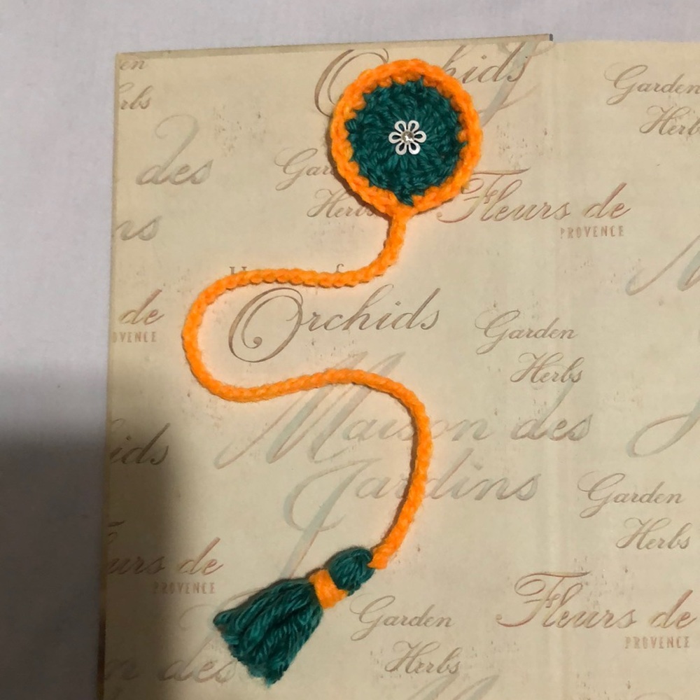 Flower Bookmark Handmade crochet